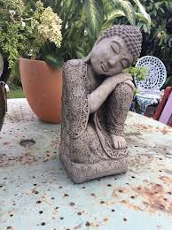 Ornement De Jardin Qui Dort Statue Bouddha En Pierre Ornement De Jardin Bouddha Jardin Statue Bouddha