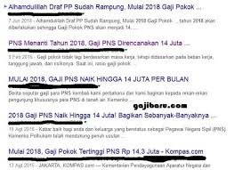 Gaji kakitangan awam kerajaan 2021 (government) sektor awam dibayar sebulan sekali. Gaji Pns 2018 Jadi Naik Gajibaru Com