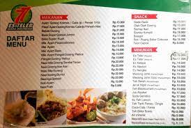 Tidak heran, jika banyak orang yang penasaran dan ingin mencari tahu harga menu es teler 77 saat ini. Selalu Diperbarui Menu Es Teler 77 Kalideres
