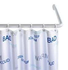 Cabina de dus fac economie de spatiu in camera de baie si ii ofera un aspect estetic. Suport Colt Pentru Perdea Dus Din Aluminiu Angle Alb O2 5 Cm Somproduct