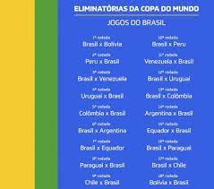 Seleção brasileira lidera a competição, . Brasil Estreia Em Casa Contra Bolivia Nas Eliminatorias Da Copa Do Mundo De 2022 Futebol Interior