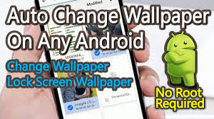 How To Auto Change Wallpaper Android Lock Screen Wallpaper Change Automatically Youtube