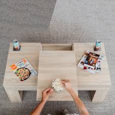 This coffee table doubles as a refrigerator. Coolest Coffee Table Oak Coolest Coffee Table Touch Of Modern