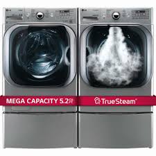 Owner reviews, or leave your own review for the lg 4.5 cu.ft. Lg Wm8100hva 29 Inch Front Load Smart Washer With 5 2 Cu Ft Capacity Dial A Cycle Senseclean Lodecibel Operation Smartthinq Smartdiagnosis 14 Wash Cycles Steam Sanitize Speed Wash Allergiene And Energy Star Graphite Steel