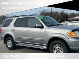 Gas flexible fuel gasoline other unknown. Toyota Sequoia For Sale In Indian Head Md Young S Frazier Auto Sale Llc