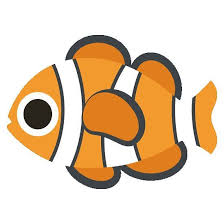 Fish Emoji Clownfish In 2020 Fish Emoji Clown Fish Canvas Art Prints