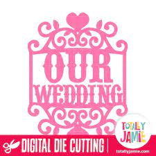 Download Vintage Ornate Swirl Our Wedding Label Totallyjamie Svg Cut Files Graphic Sets Clip Arts