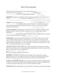Documentshorttitle Preview Lease Agreement Contract Template Lease