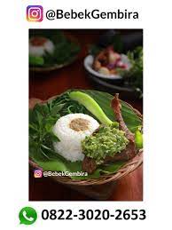Bebek Bakar Sambal Ijo Di Malang Hp Wa 0822 3020 2653 Makanan Nasi Bebek