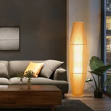 Floor Light Modern Wood Standing Lamp