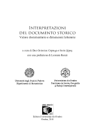 Obiectivul general al proiectului este dezvoltarea capitalului uman si cresterea competitivitatii prin corelarea invatarii pe tot parcursul vietii cu piata. Interpretazioni Del Documento Storico Valore Documentario E Dimensioni Letterarie A Cura Di D O Cepraga E S Sipos Editura UniversitÄƒÈ›ii Din Oradea 2010 Dan Octavian Cepraga Academia Edu