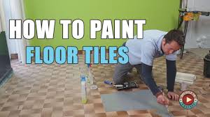 Floor tiles looking a bit tired? How To Paint Floor Tiles Youtube