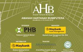 Amanah hartanah bumiputera(ahb) adalah unit amanah patuh syariah pertama di malaysia yang diuruskan oleh pelaburan hartanah berhad dana ahb adalah terbuka kepada semua bumiputera yang berumur seawal 3 tahun. Melabur Di Dalam Amanah Hartanah Bumiputera