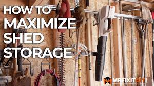 Get free shipping on qualified metal metal sheds or buy online pick up in store today in the storage & organization department. How To Maximize Shed Storage Youtube