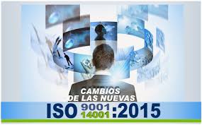 Resultado de imagen para cambios de la nuevas ISO 9001:2015 14001:2015