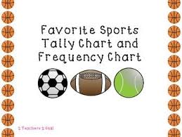 Favorite Sports Tally Chart And Frequency Table Tally