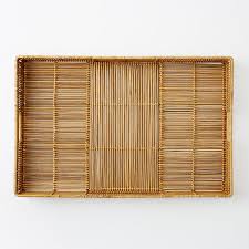 5 out of 5 stars. Woven Rattan Serving Trays