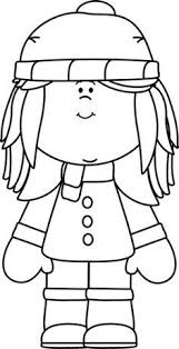 Black And White Bricks Clip Art Winter Clothes Clip Art Black And White Coloring Pages Coloring Pages Winter Coloring Pages For Kids