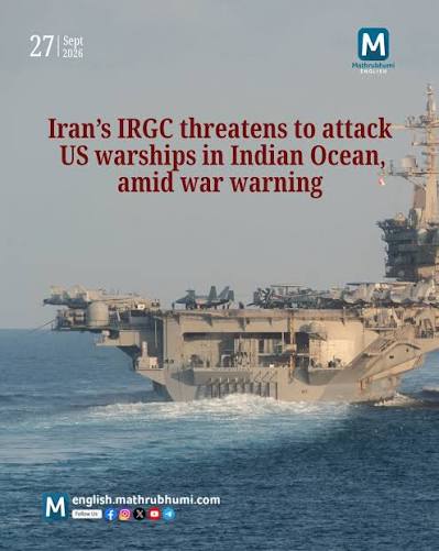The IRGC Navy warns that US warships across the Indian Ocean will be targeted if military conflict resumes, challenging Washington's presence near the Strait of Hormuz. Read the full report. [Link in