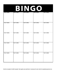 Bingo Card Icebreaker Template Education World