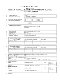 From rm500 (dormant company) from rm1,000 (active company) * Form A Form A Annual Return Of Company Having Share Capital Government Politics