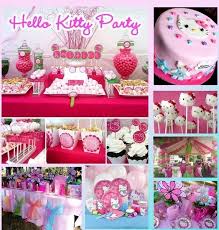 Hello Kitty Baby Shower Theme And Decorations For Baby Girl Hello Kitty Birthday Party Hello Kitty Party Cat Birthday Party