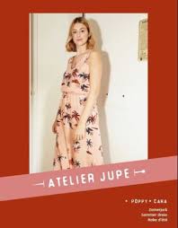 De laatste tijd zijn linnenmodellen ook enorm populair geworden. Studio Olive Patroon Atelier Jupe Poppy Cara Zomerjurk Studio Olive