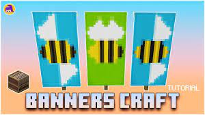 New minecraft banners & capes. How To Craft Banners Bees Minecraft Tutorial Youtube