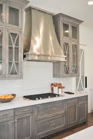 See more ideas about accent doors, kitchen, new cabinet. Seeded Glass Cabinet Doors On Gray Cabinets Transitional Kitchen