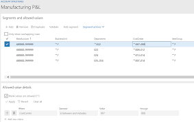 Configure Account Structures Finance Operations