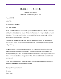 Maintenance Supervisor Cover Letter Jobhero