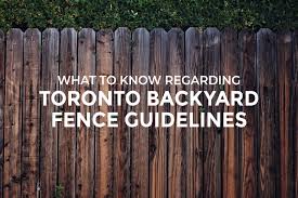 Create a picket fence, basket weave or other style, built in sections for easy assembly. What To Know Regarding Toronto Backyard Fence Height Guidelines
