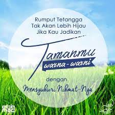 Tuhan memiliki rencana yang cocok dan indah untuk dijalani dan hidup harus menjadi berkat bagi orang lain. Rumput Tetangga A Way To Remember