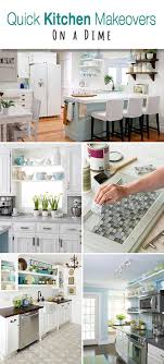 quick kitchen makeover ideas!  the