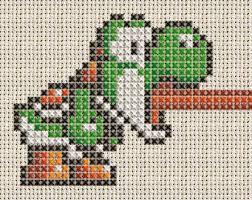 Very simple and free for you! Yoshi Cross Stitch Etsy