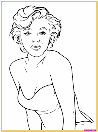 Marilyn Monroe Coloring Page Marilyn Monroe Friv Free Coloring Pages For Children In 2020 Coloring Pictures Coloring Pages People Coloring Pages