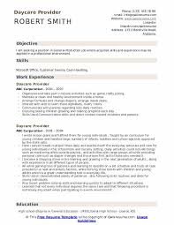 Daycare Provider Resume Samples Qwikresume