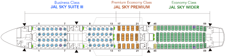 Boeing787 9 789 Aircrafts And Seats Jal