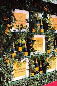 Veuve Clicquot Polo Classic Event Backdrop Event Decor Flower Display