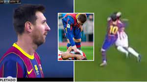 Lionel messi all red cards in career wow amazing football video. Fans Hilariously Spot What Lionel Messi Did To Asier Villalibre After Red Card Incident