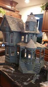 Greggs Miniature Imaginations Haunted Mansion Made Out Of Cardboard Miniature Houses Fantasy House Fairy Houses