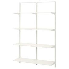 Also do try these steps (from the assembly manual) in adjusting the width of the algot uprights. Buy Ikea Algot Wall Upright Shelves White 132x41x199 Cm 52x16 1 8x78 3 8 Online At Low Prices In India Amazon In