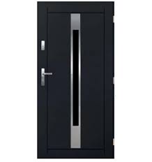 Porte d entrée 80 cm. Porte D Entree Worakls V 80 Cm En Acier Inoxydable Anthracite
