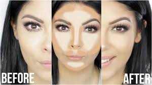 easy natural contour and highlight