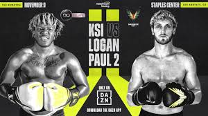 'i've been sneezing all day'. Youtubers Ksi Logan Paul To Have Rematch On Dazn In November Youtube Stars Ksi And Logan Paul Battled To A Draw In Via Logan Paul Maverick Logan Paul Paul 2