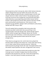 Tentu saja 2 kalimat atau lebih dengan menggunakan sekumpulan kata pengubung. Kata Penghubung