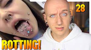 Reacting To Tiktok Piercing Fails Piercings Gone Wrong 28 Roly Reacts Youtube