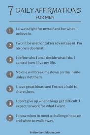 I love my face and all my features. 101 Positive Affirmations For Men To Practice Daily