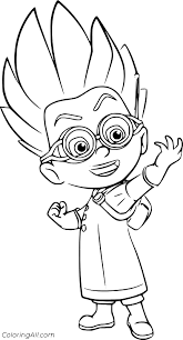 Read online books for free new release and bestseller Romeo From Pj Masks Coloring Page Coloringall