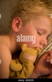 Comforted by teddy bear hi-res stock photography and images